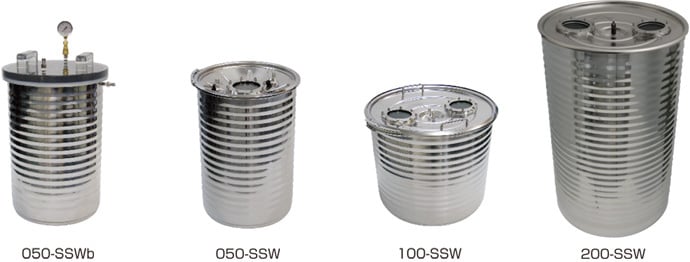 脱泡・真空含浸容器|050-SSWb,050-SSW,100-SSW,200-SSW