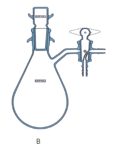 シュレンク・ナス型フラスコ　Bタイプ