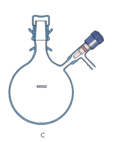 シュレンク・丸型フラスコ　Cタイプ