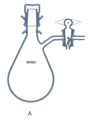 シュレンク・ナス型フラスコ　Aタイプ