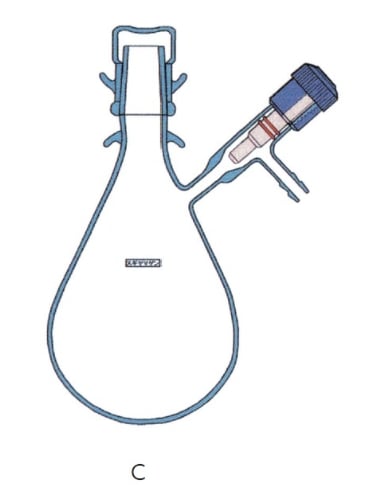 シュレンク・ナス型フラスコ　Cタイプ